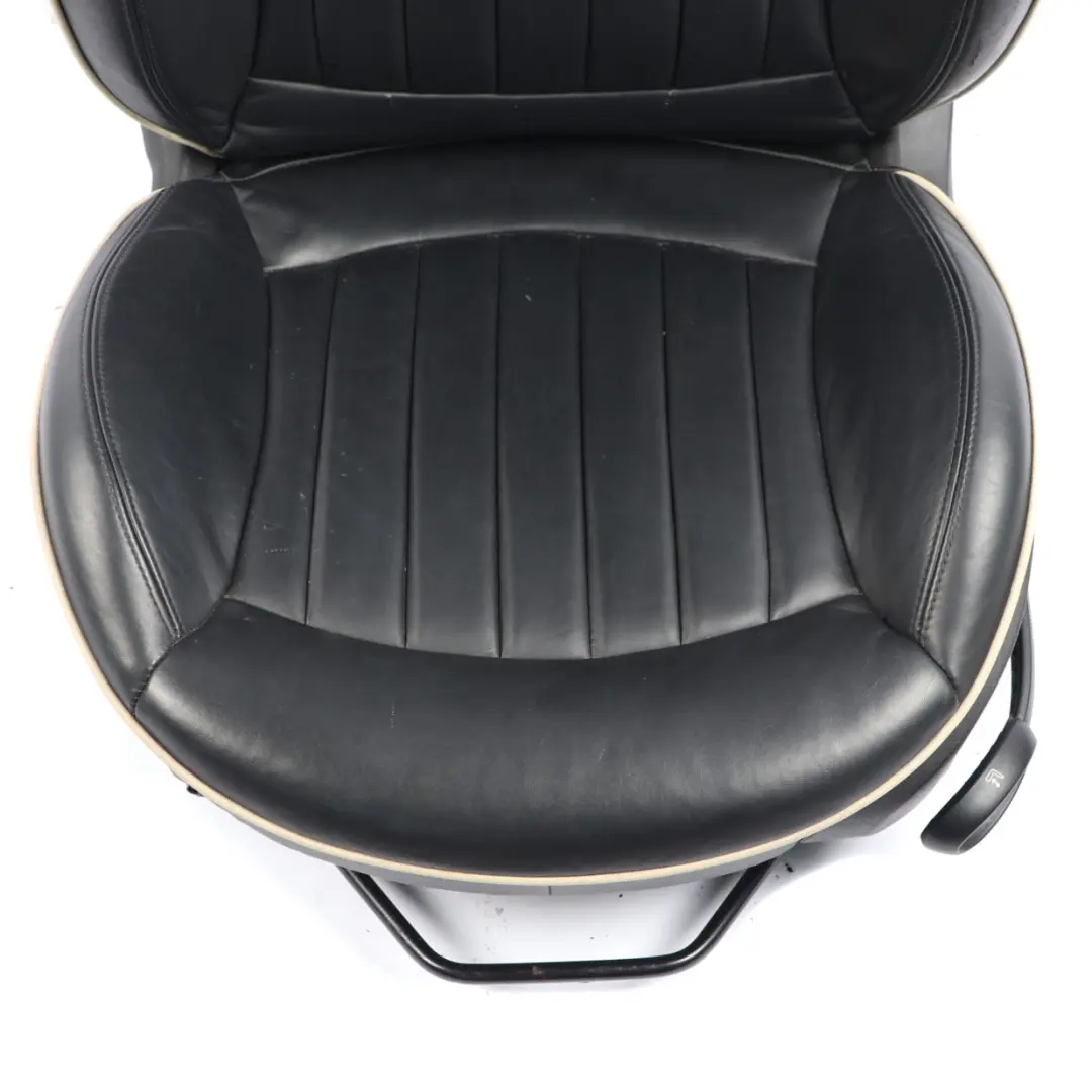 Front Seat Mini Cooper R55 R56 Sport Heated Black Leather Left Side N/S