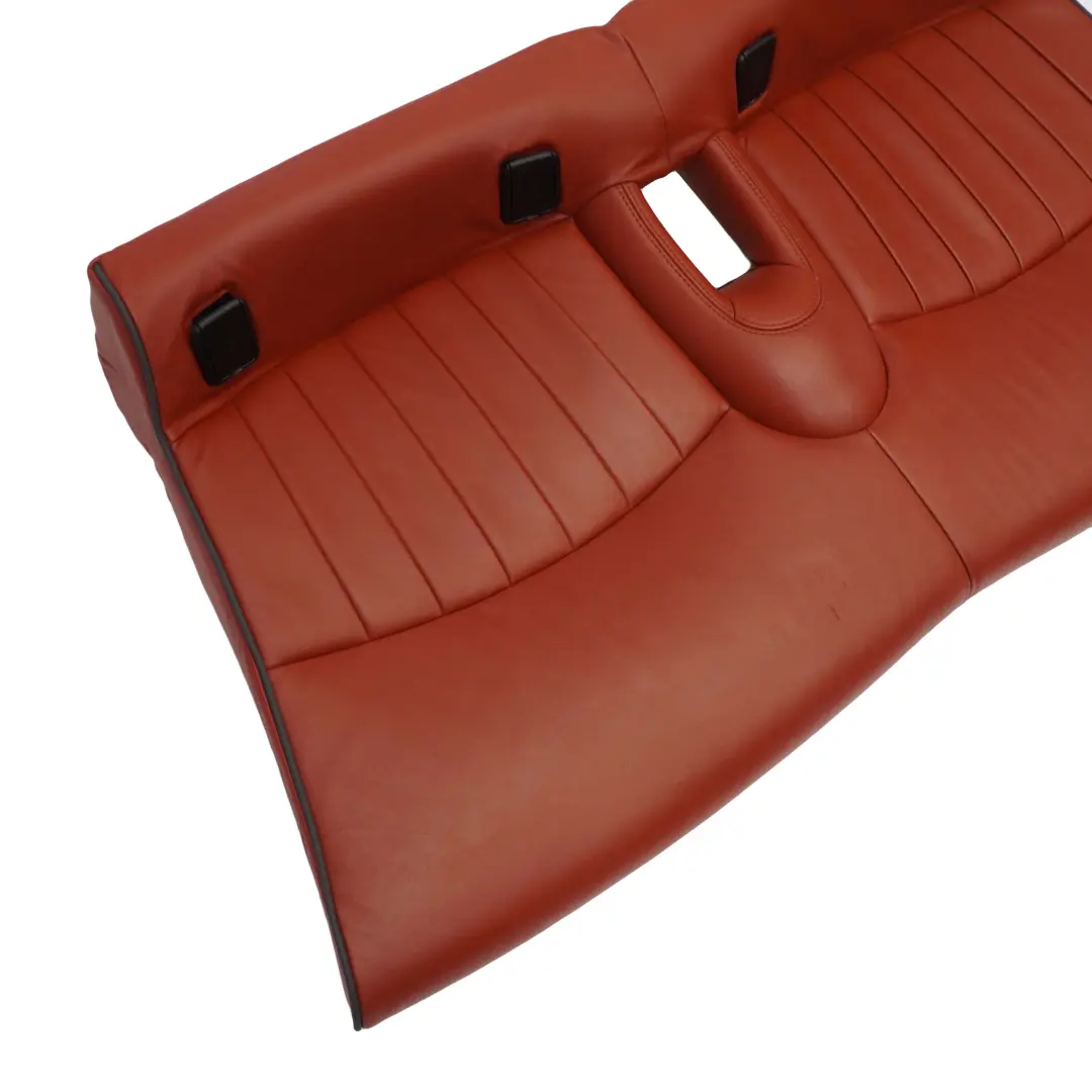 Mini R56 R57 Asiento trasero Banco Sofa Sofa De cuero Salon Rojo madera roja