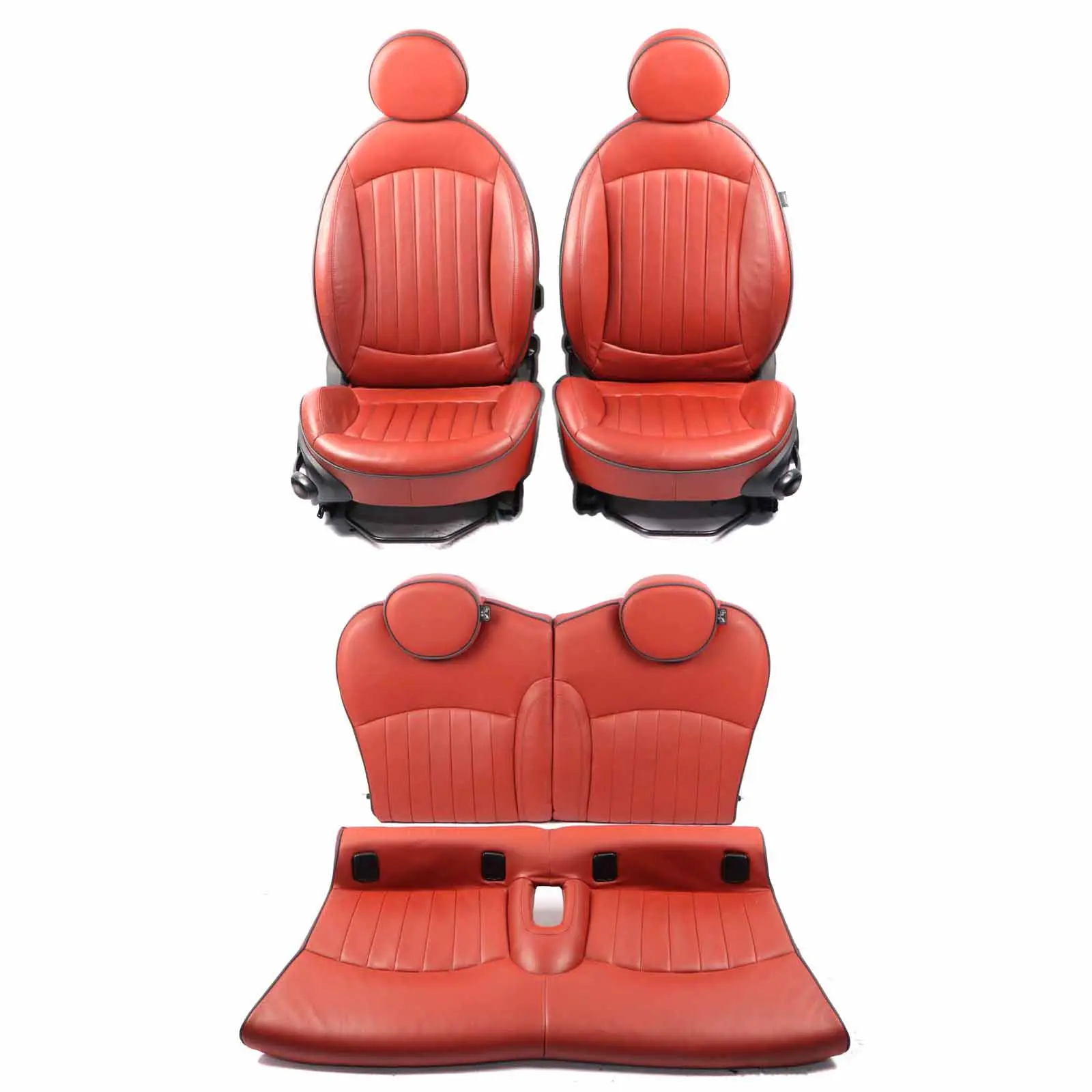 Leather Seats Mini R56 Heated Sport Lounge Redwood Red Interior Front Rear Seat