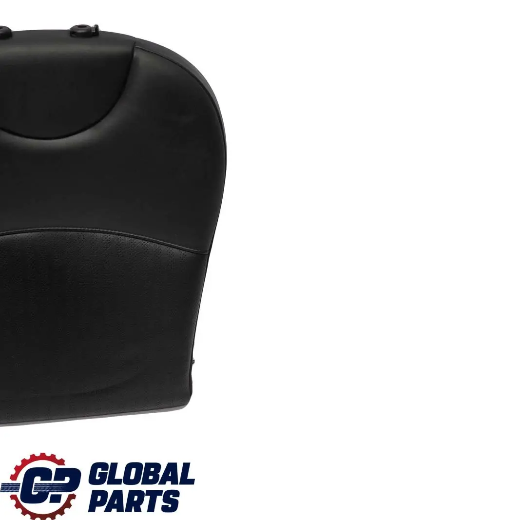 Mini Cooper One R56 Rear Left N/S Seat Backrest Black Leather Punch
