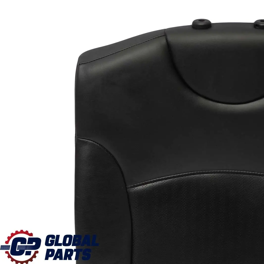 Mini Cooper One R56 Rear Left N/S Seat Backrest Black Leather Punch