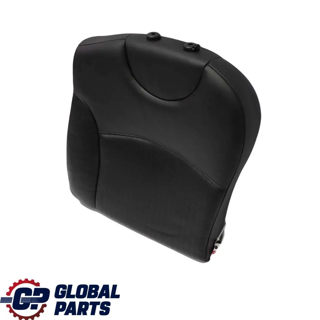Mini Cooper One R56 Rear Left N/S Seat Backrest Black Leather Punch