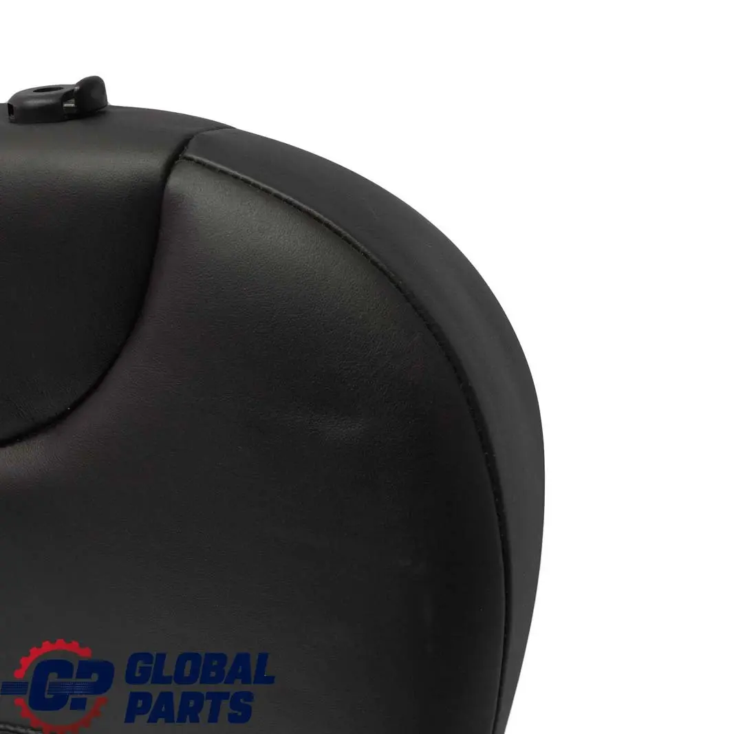 Mini Cooper One R56 Rear Left N/S Seat Backrest Black Leather Punch