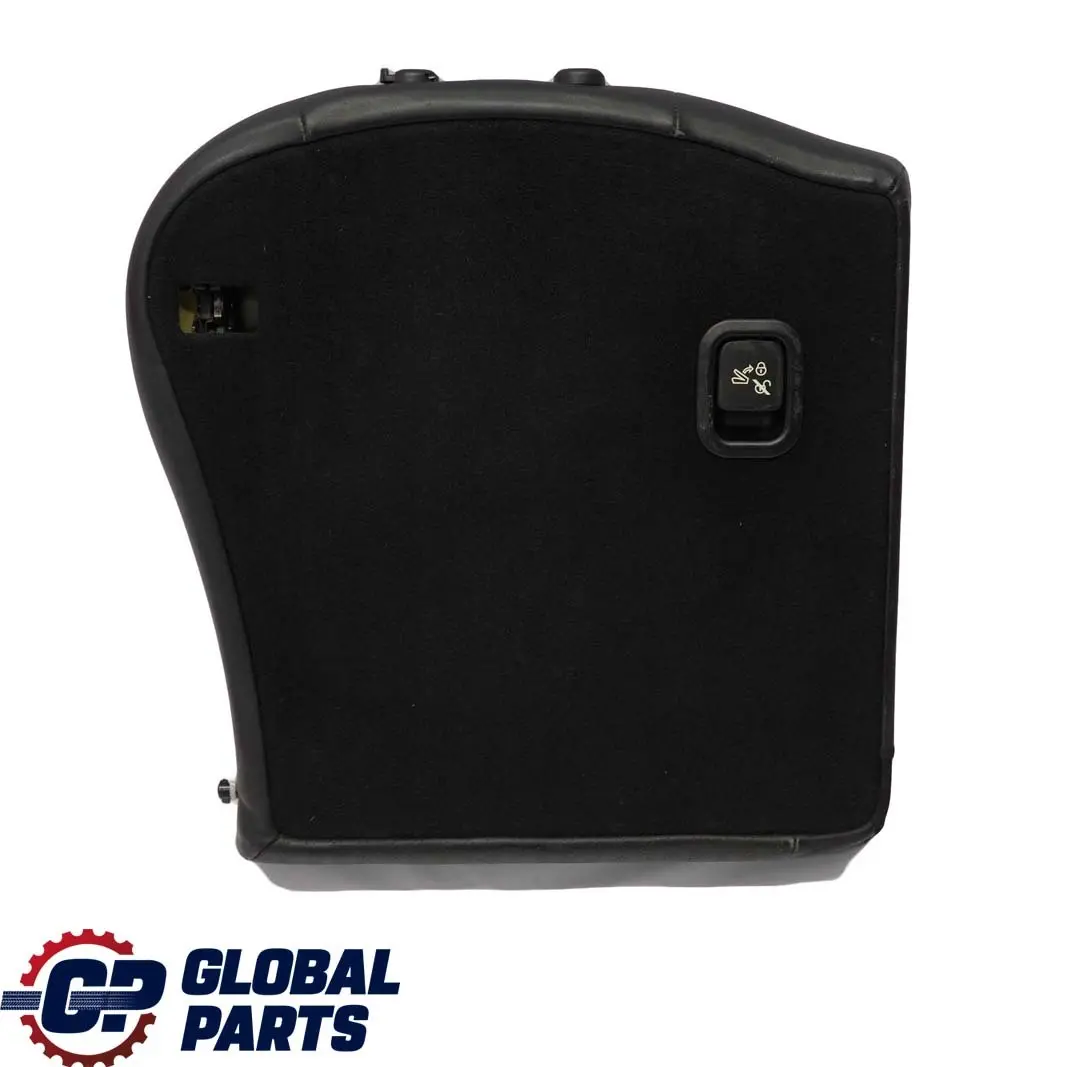 Mini Cooper One R56 Rear Left N/S Seat Backrest Black Leather Punch