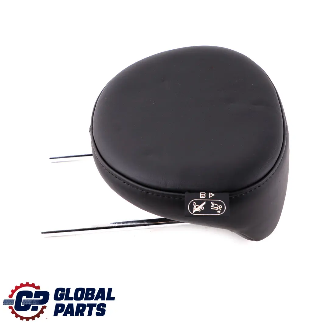 BMW Mini Cooper R55 R56 1 Rear Seat Left Right N/O/S Black Leather Headrest