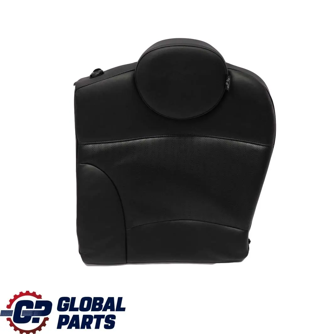Mini Cooper One R55 Clubman Rear Left N/S Seat Backrest Black Leather Punch