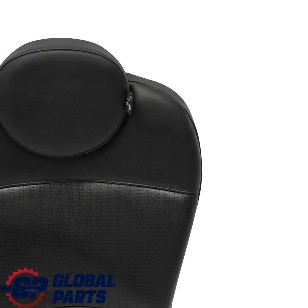 Mini Cooper One R55 Clubman Rear Left N/S Seat Backrest Black Leather Punch