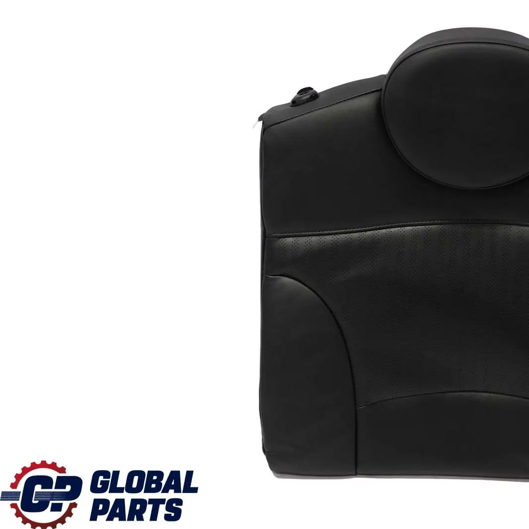 Mini Cooper One R55 Clubman Rear Left N/S Seat Backrest Black Leather Punch