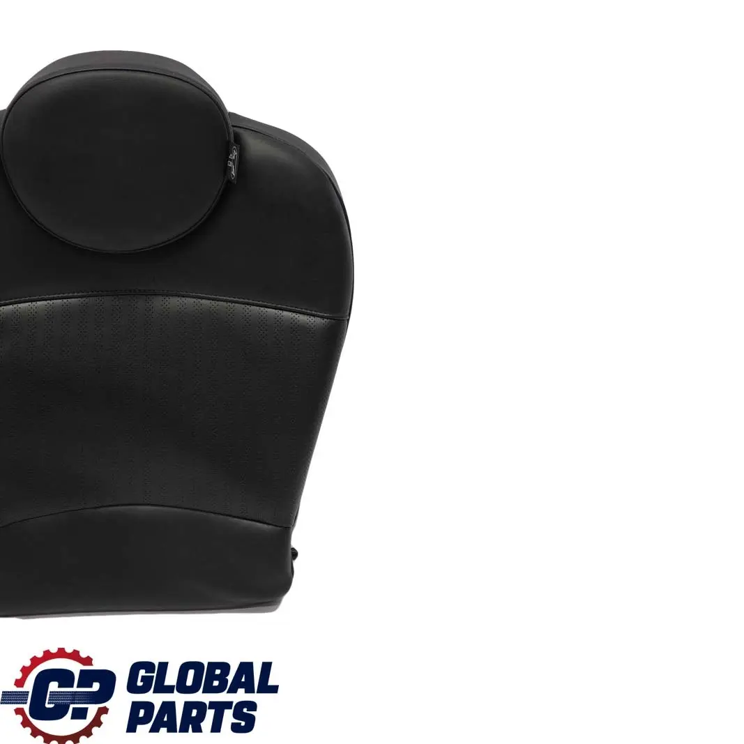 Mini Cooper One R55 Clubman Rear Left N/S Seat Backrest Black Leather Punch
