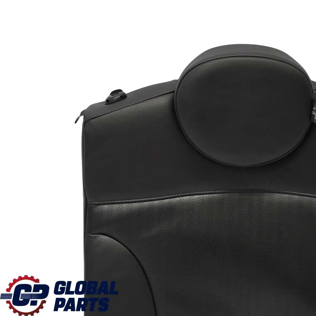 Mini Cooper One R55 Clubman Rear Left N/S Seat Backrest Black Leather Punch