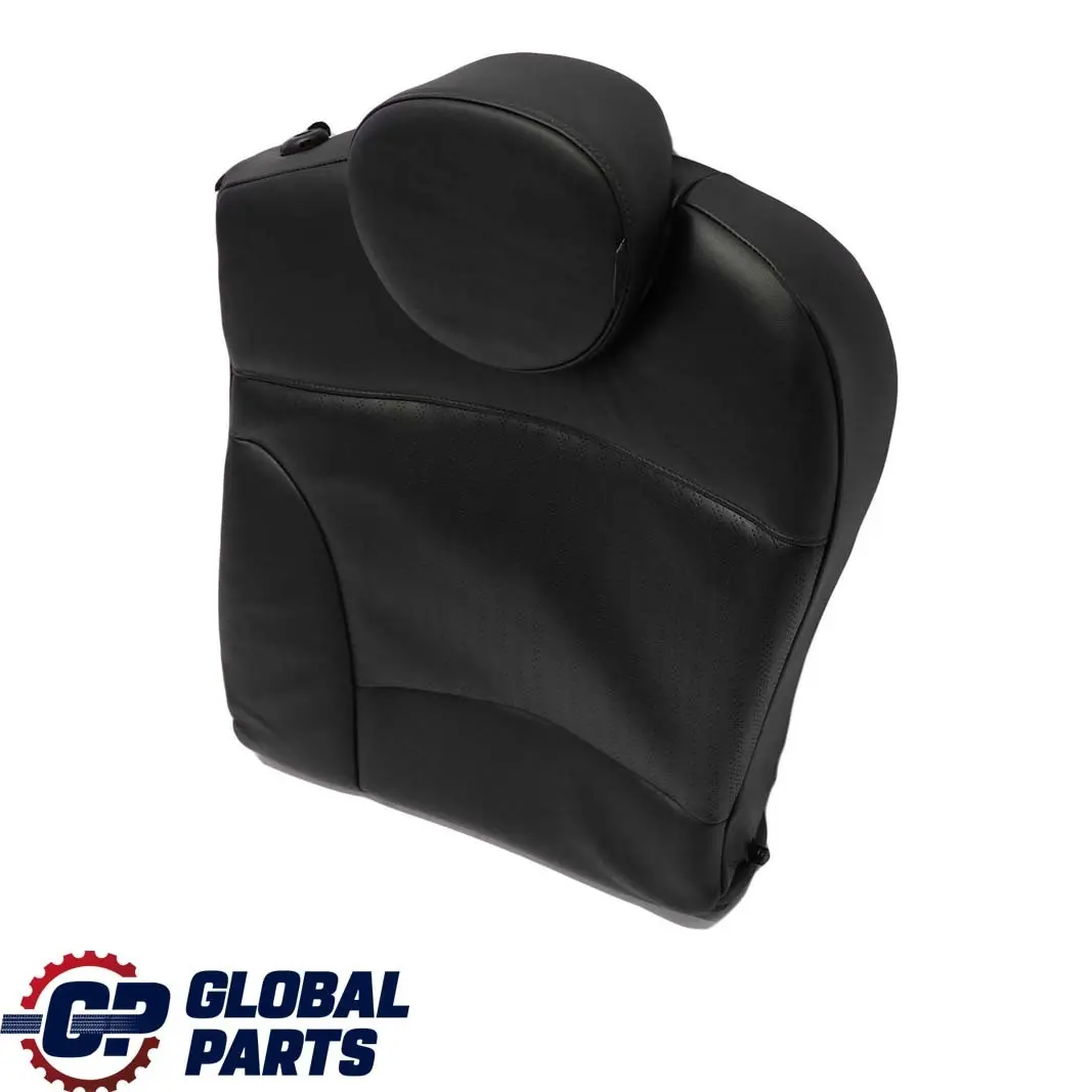 Mini Cooper One R55 Clubman Rear Left N/S Seat Backrest Black Leather Punch