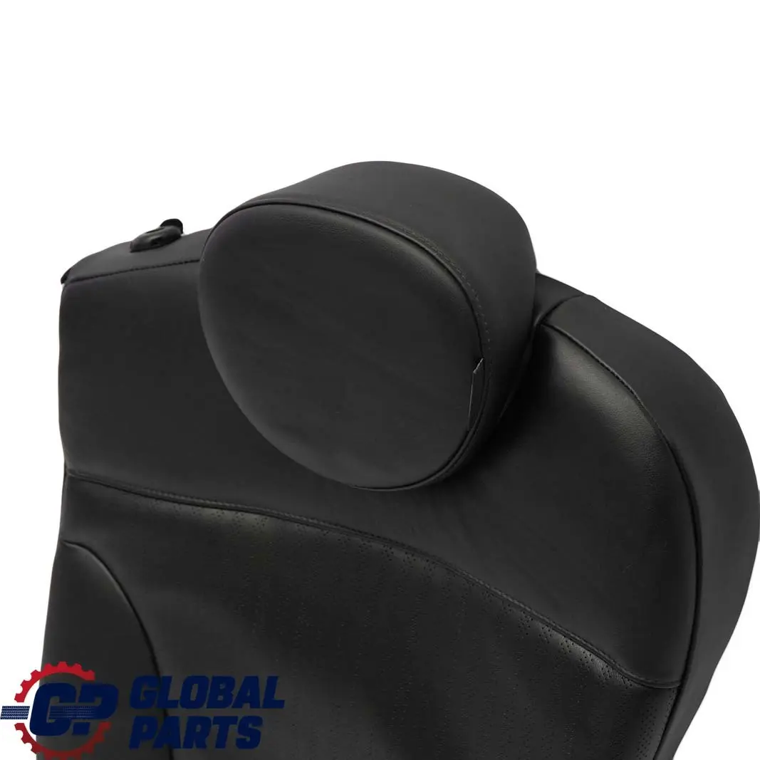 Mini Cooper One R55 Clubman Rear Left N/S Seat Backrest Black Leather Punch