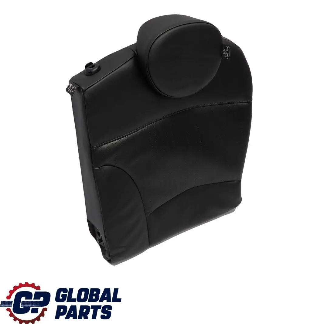 Mini Cooper One R55 Clubman Rear Left N/S Seat Backrest Black Leather Punch