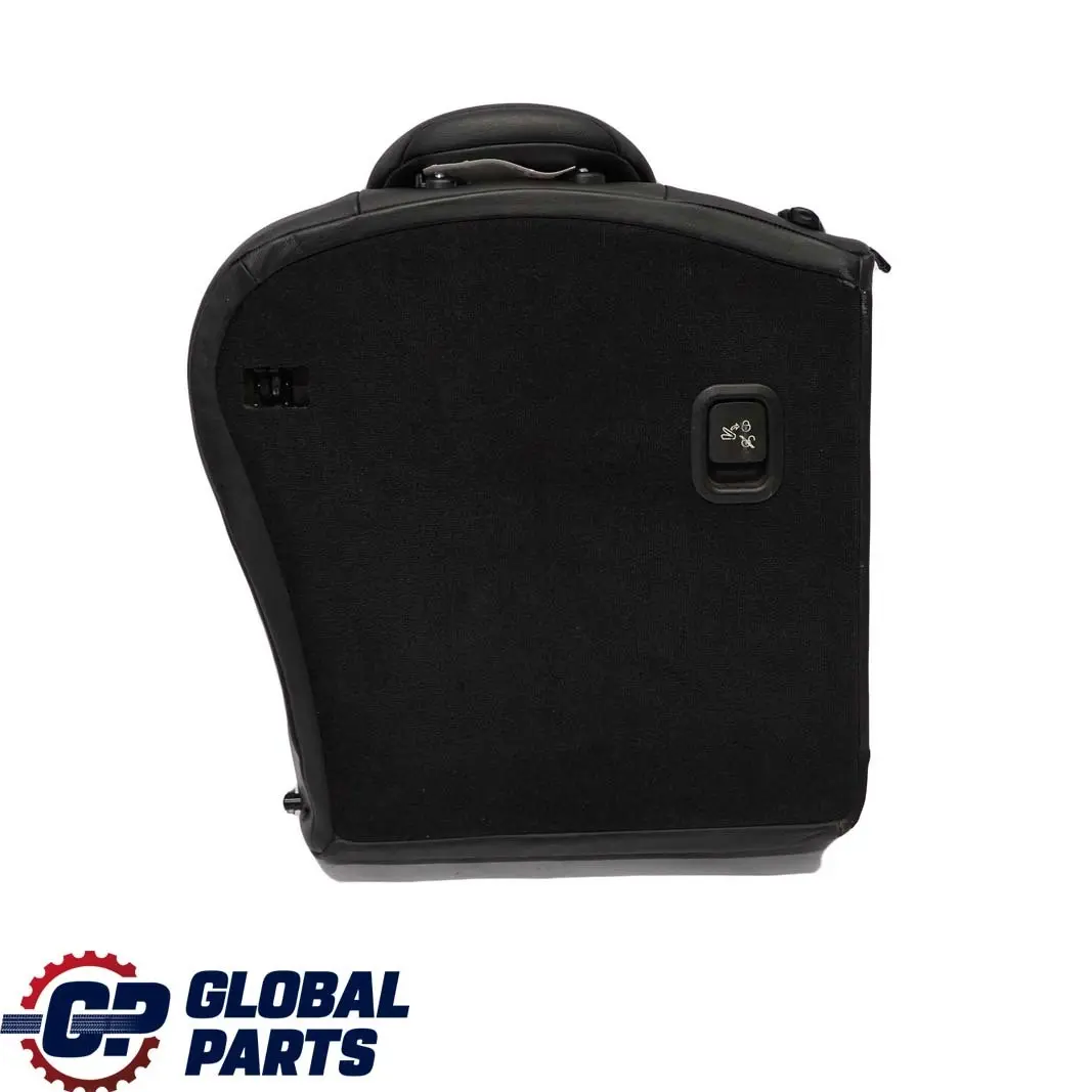 Mini Cooper One R55 Clubman Rear Left N/S Seat Backrest Black Leather Punch