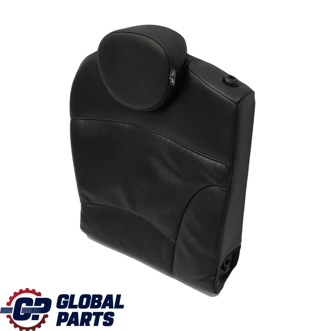 Mini Cooper One R55 Clubman Rear Right O/S Seat Backrest Black Leather Punch