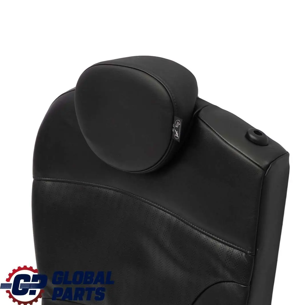 Mini Cooper One R55 Clubman Rear Right O/S Seat Backrest Black Leather Punch