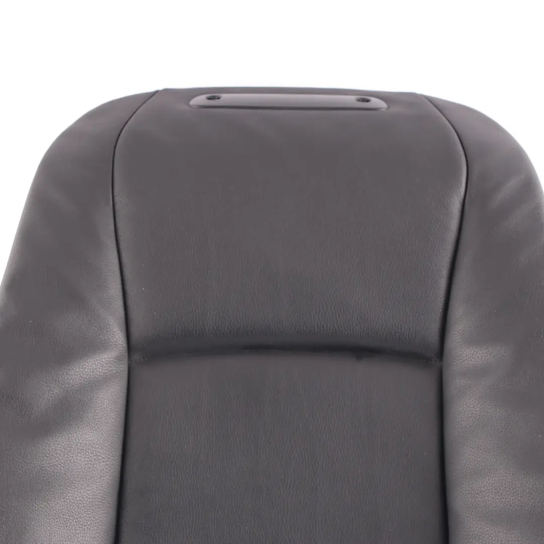 Seat Backrest Cover BMW F07 F10 Front Right O/S Seat Covering Black Leather