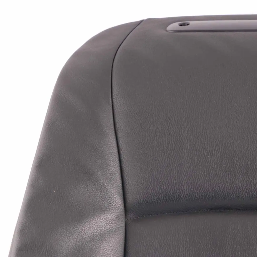 Seat Backrest Cover BMW F07 F10 Front Right O/S Seat Covering Black Leather