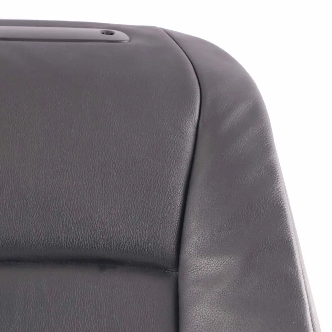 Seat Backrest Cover BMW F07 F10 Front Right O/S Seat Covering Black Leather