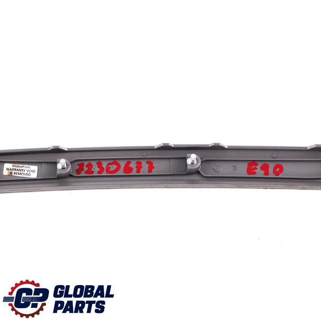 BMW 3 E90 E91 LCI Decor Trim Strip Door Front Left Satin Silver N/S 7121473