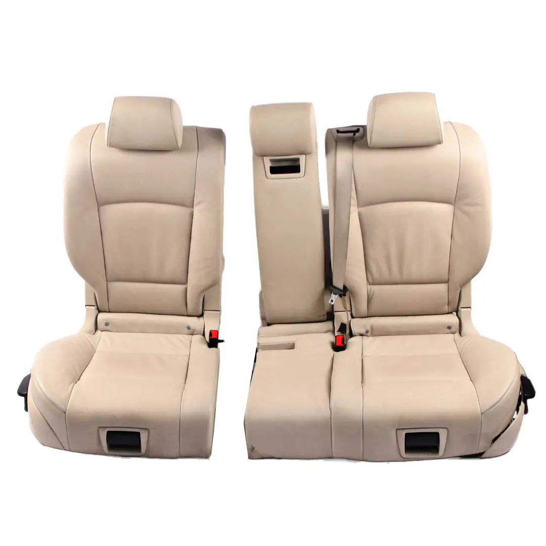 BMW F07 Seats Leather Sport Heated Ivory White Front Rear Seat Set Memory