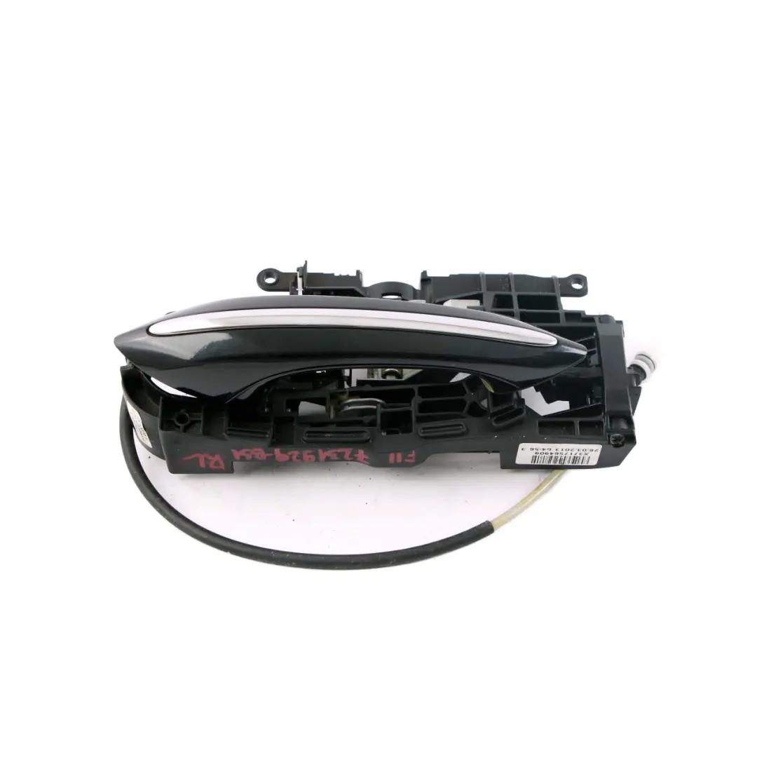 BMW F10 F01 Outside Door Handle Rear Left N/S Black Sapphire 475