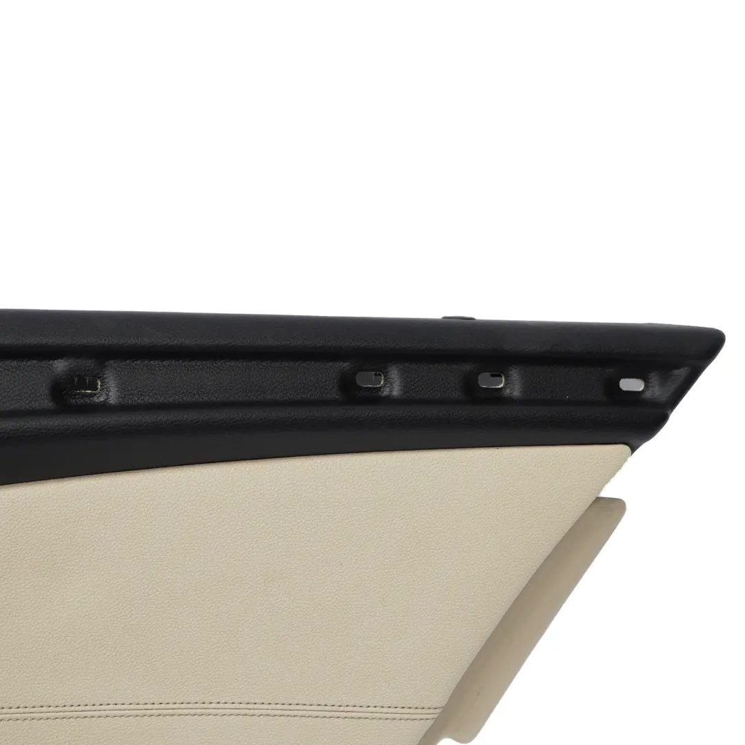 Tarjeta de Puerta BMW E60 E61 LCI Trasera Derecha Panel Crema Beige Cuero