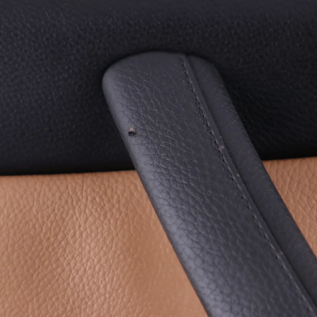 BMW 5 E60 E61 LCI Rear Right O/S Door Card Lining Trim Leather Natural Brown