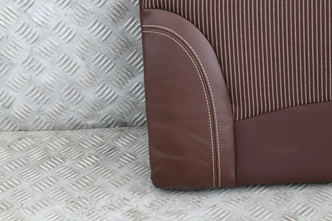 BMW Mini Clubman R55 Rear Left N/S Cloth Leather Seat Backrest Hot Chocolate