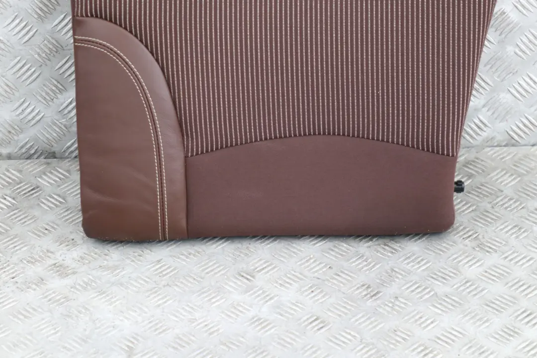BMW Mini Clubman R55 Rear Left N/S Cloth Leather Seat Backrest Hot Chocolate