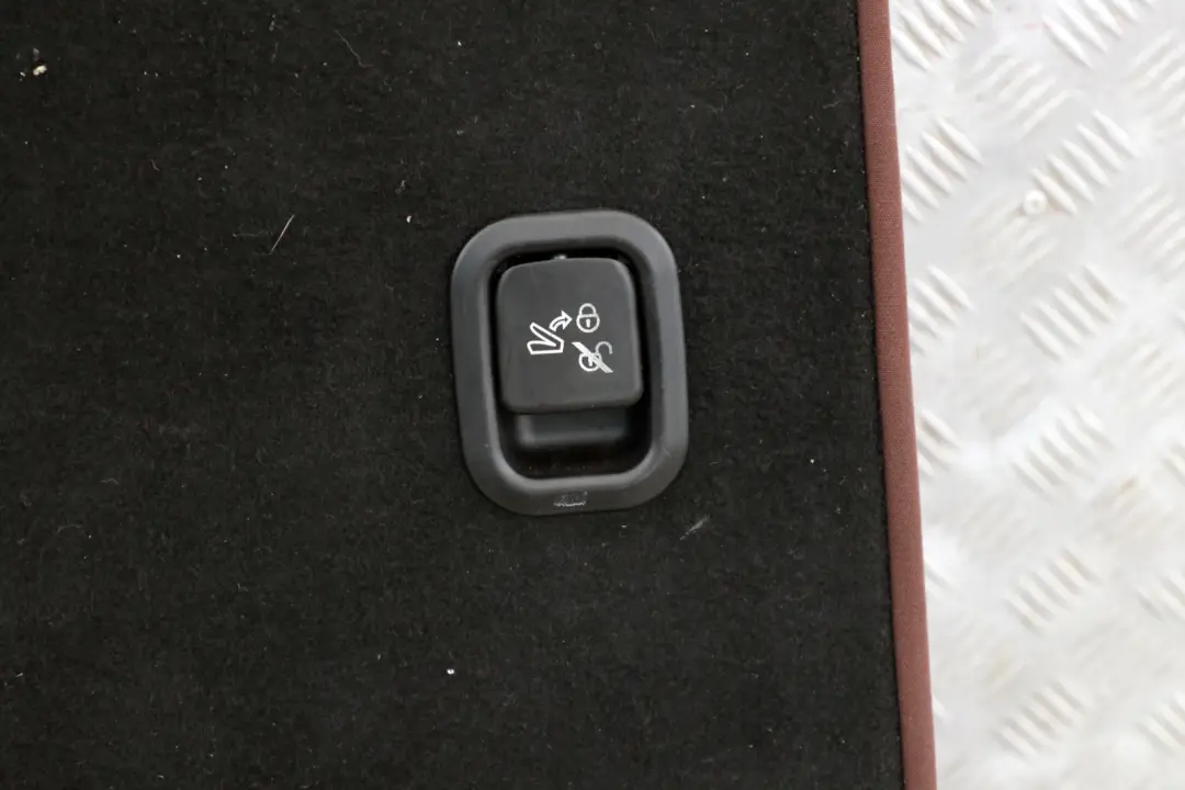 BMW Mini Clubman R55 Rear Left N/S Cloth Leather Seat Backrest Hot Chocolate