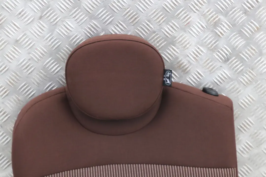 BMW Mini Clubman R55 Rear Right O/S Cloth Leather Seat Backrest Hot Chocolate