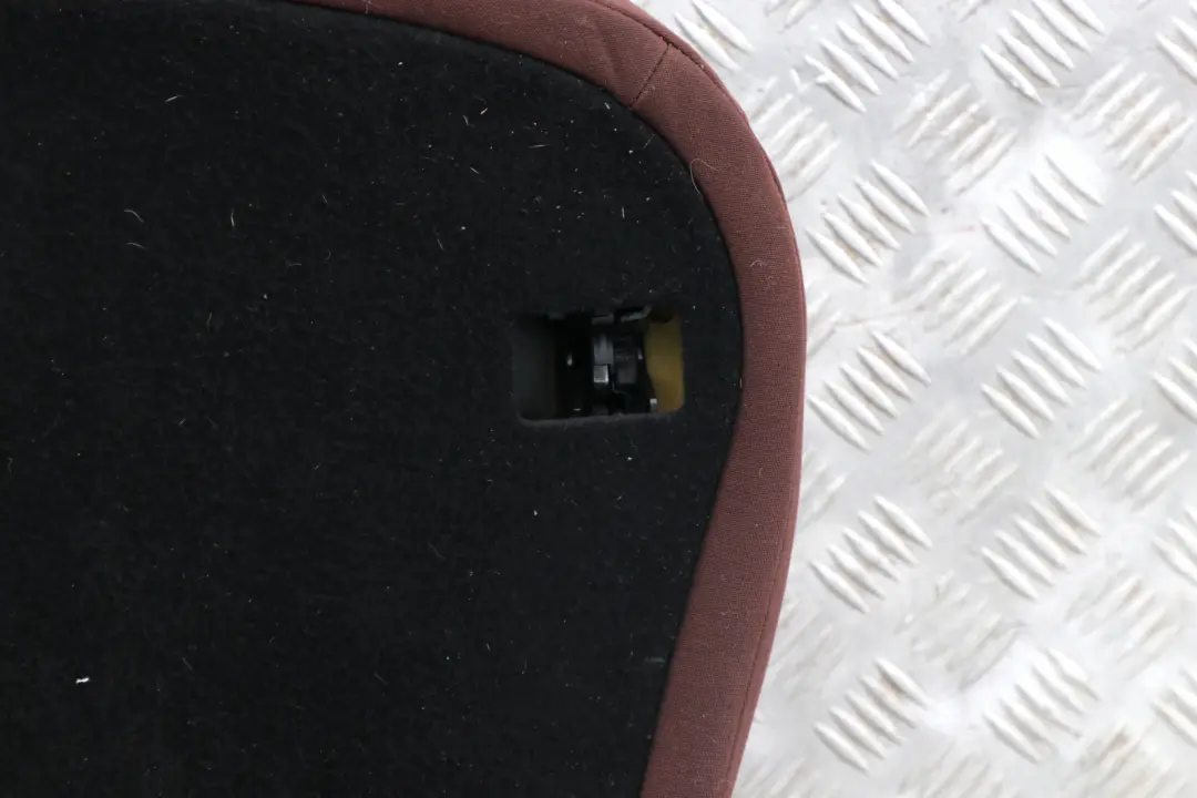 BMW Mini Clubman R55 Rear Right O/S Cloth Leather Seat Backrest Hot Chocolate