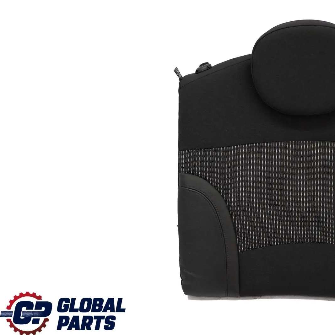 Mini Clubman R55 Rear Left N/S Cloth Leather Seat Cushion Backrest Black