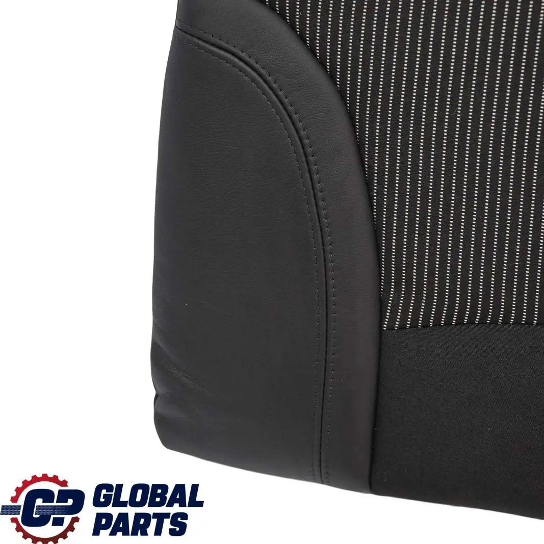 Mini Clubman R55 Rear Left N/S Cloth Leather Seat Cushion Backrest Black