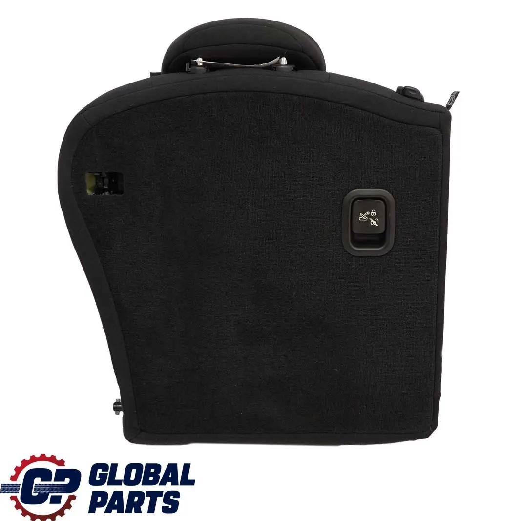 Mini Clubman R55 Rear Left N/S Cloth Leather Seat Cushion Backrest Black