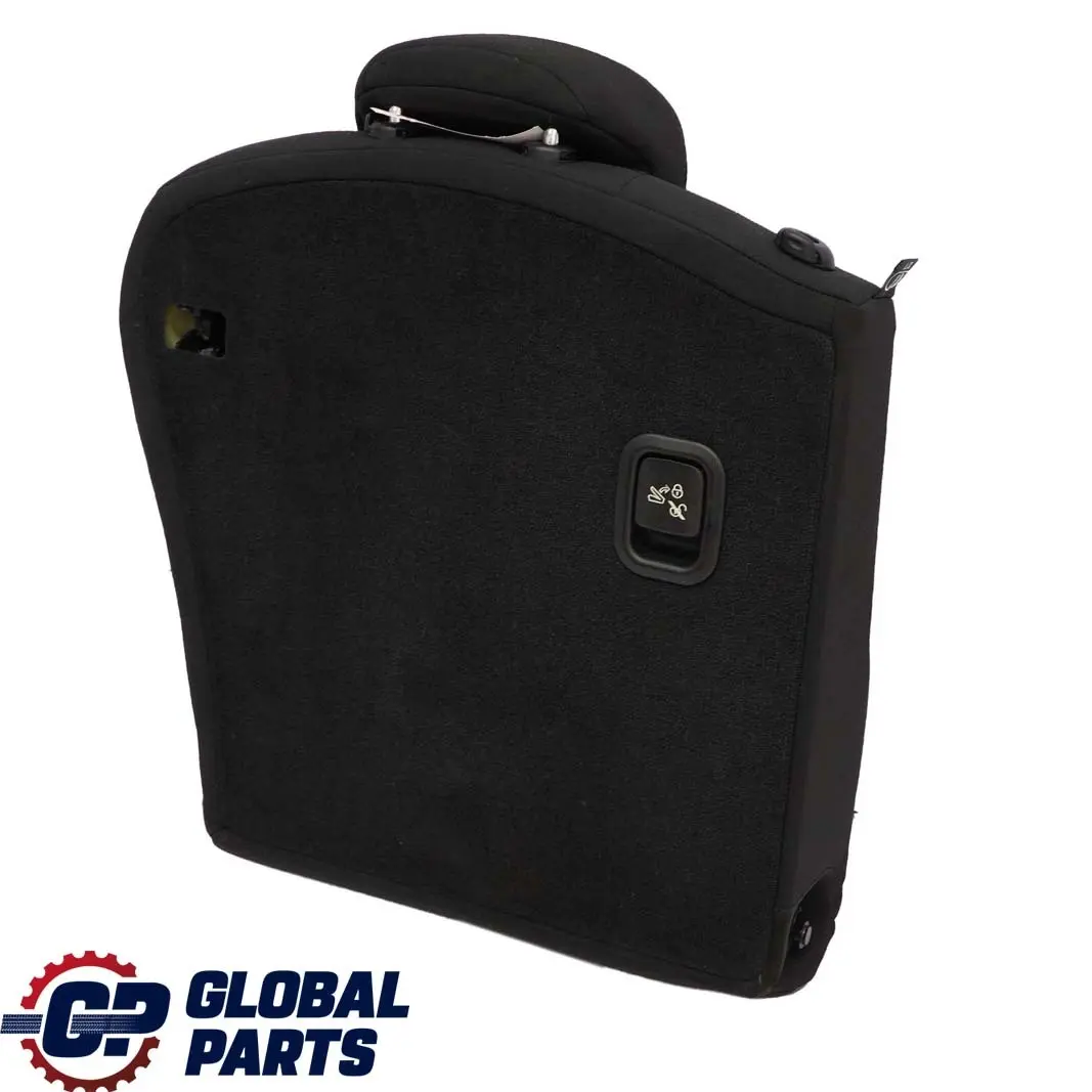 Mini Clubman R55 Rear Left N/S Cloth Leather Seat Cushion Backrest Black