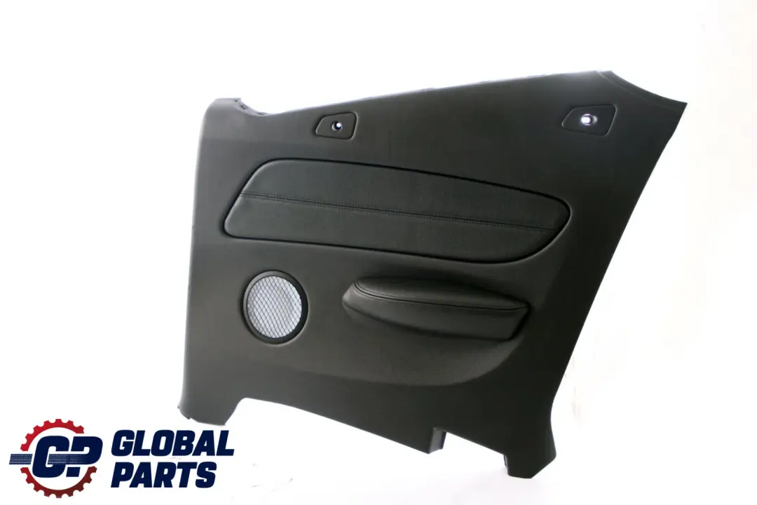 BMW 1 E88 Convertible Rear Right O/S Lateral Trim Panel Leather Boston Black