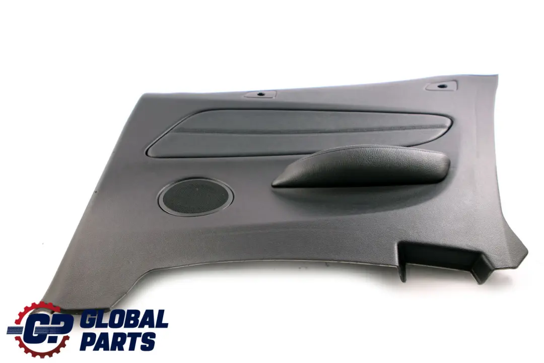 BMW 1 E88 Convertible Rear Right O/S Lateral Trim Panel Leather Boston Black