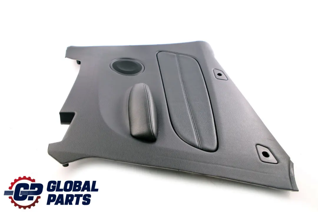 BMW 1 E88 Convertible Rear Right O/S Lateral Trim Panel Leather Boston Black