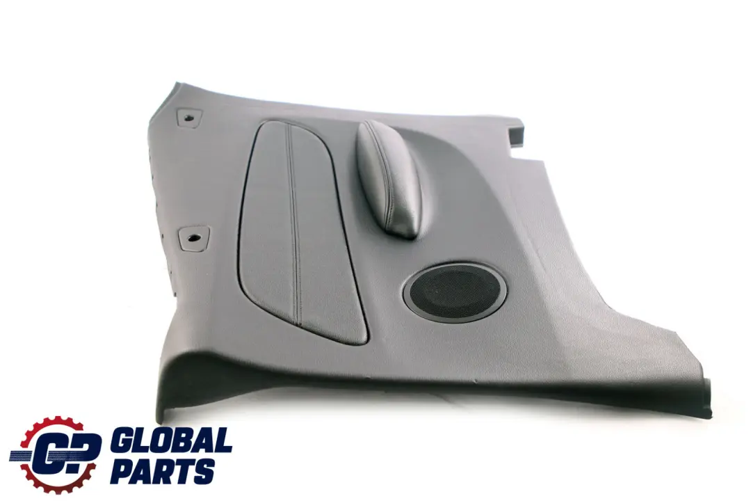 BMW 1 E88 Convertible Rear Right O/S Lateral Trim Panel Leather Boston Black