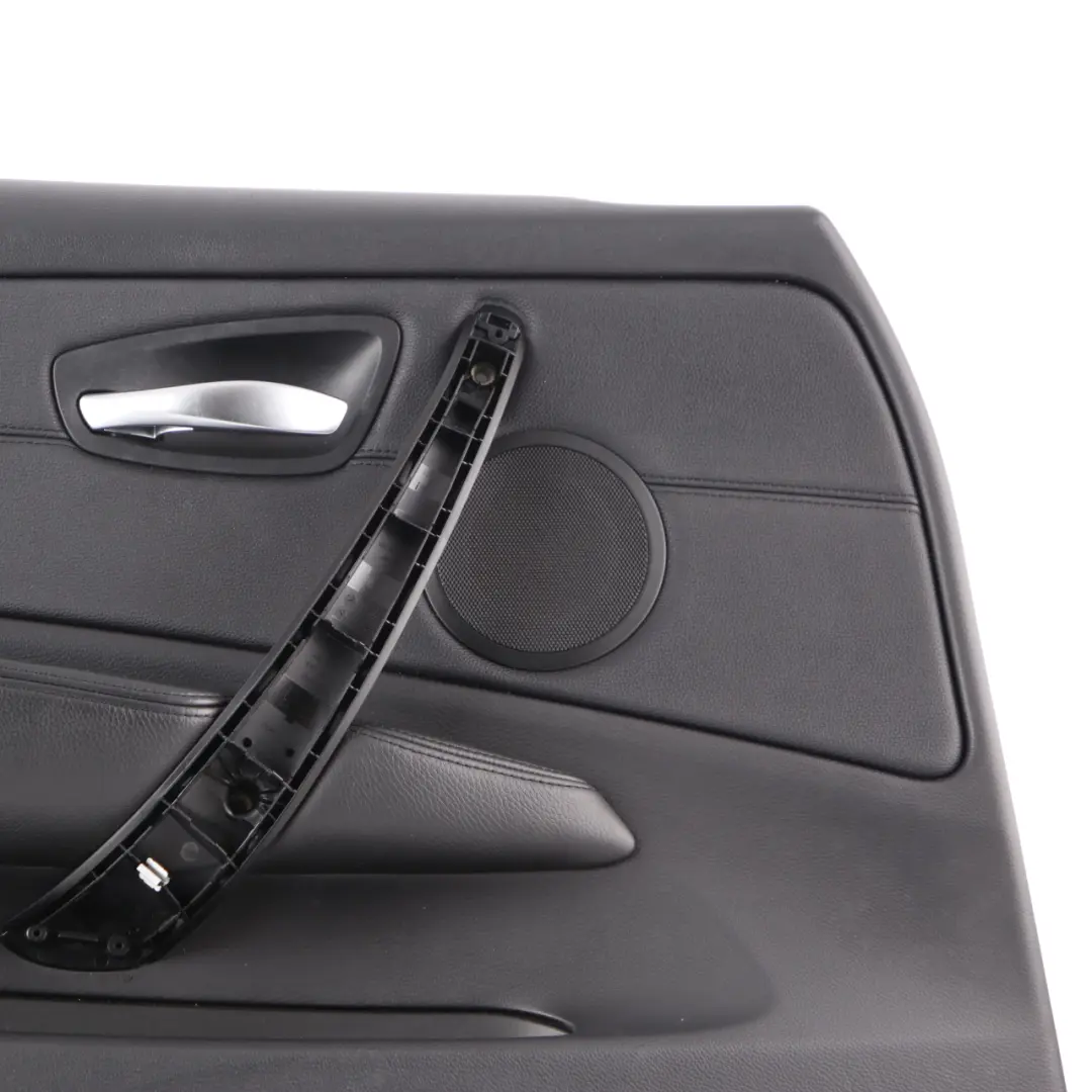 BMW 1 E88 Convertible Front Left N/S Trim Panel Door Card Leather Boston Black