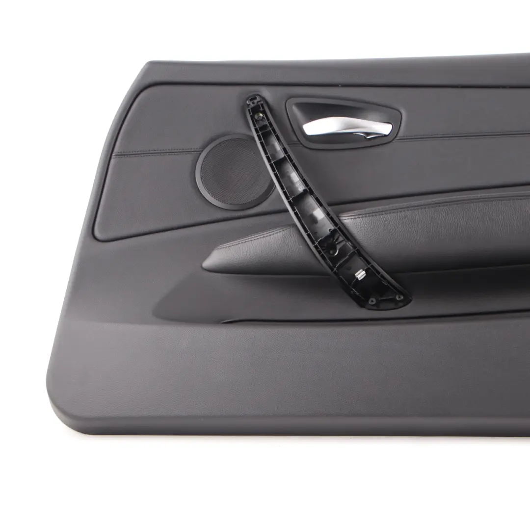 Door Card BMW E88 Convertible Front Right O/S Trim Panel Leather Boston Black