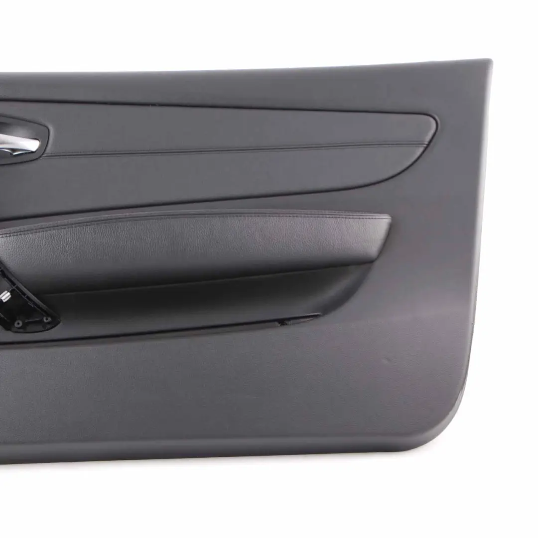 Door Card BMW E88 Convertible Front Right O/S Trim Panel Leather Boston Black