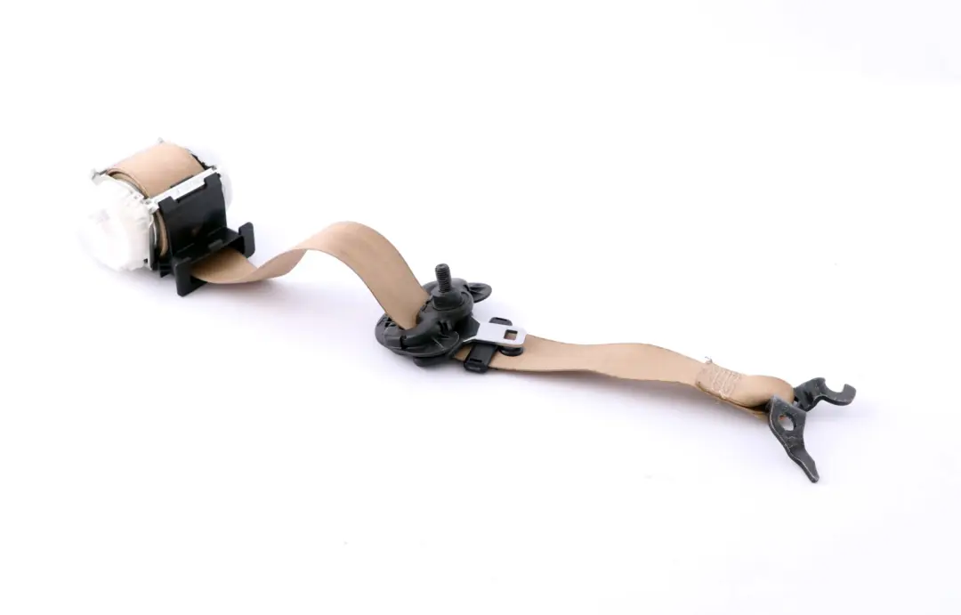 BMW E90 E91 LCI Ceinture Sécurité Supérieure Avant Gauche Beige 7234771