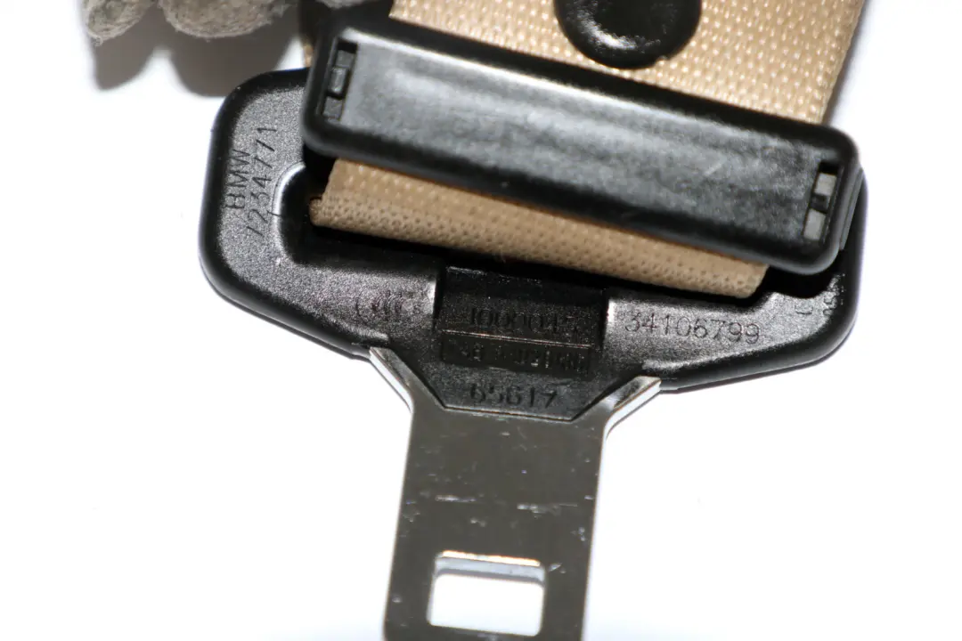 BMW E90 E91 LCI Ceinture Sécurité Supérieure Avant Gauche Beige 7234771
