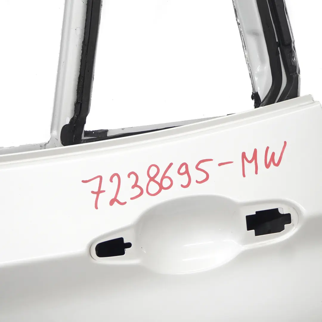 BMW X3 F25 Door Rear Left Mineralweiss Mineral White Metallic - A96