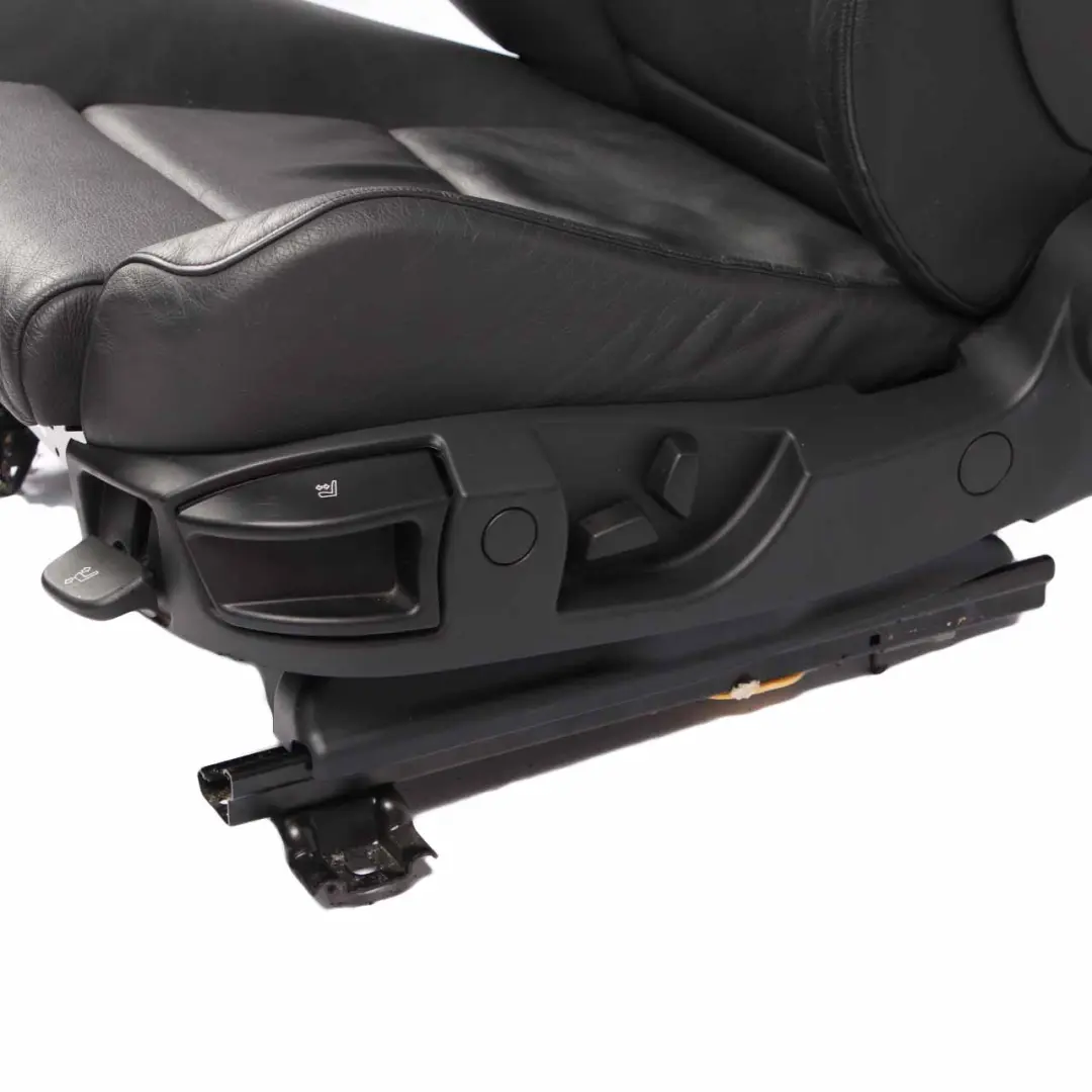 Asiento BMW E60 E61 LCI M Sport Negro Cuero Delantero Izquierdo