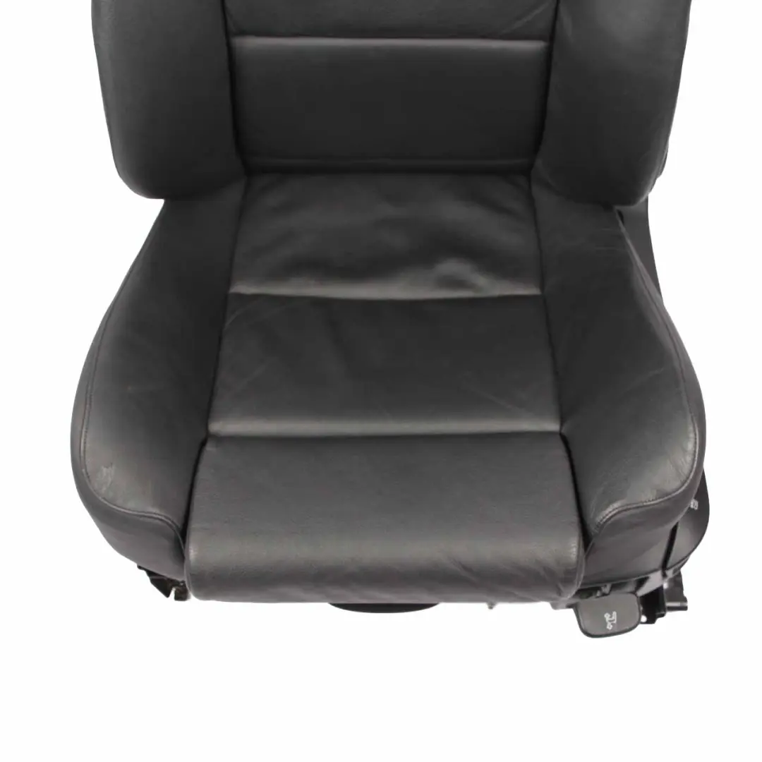 Asiento BMW E60 E61 LCI M Sport Negro Cuero Delantero Izquierdo