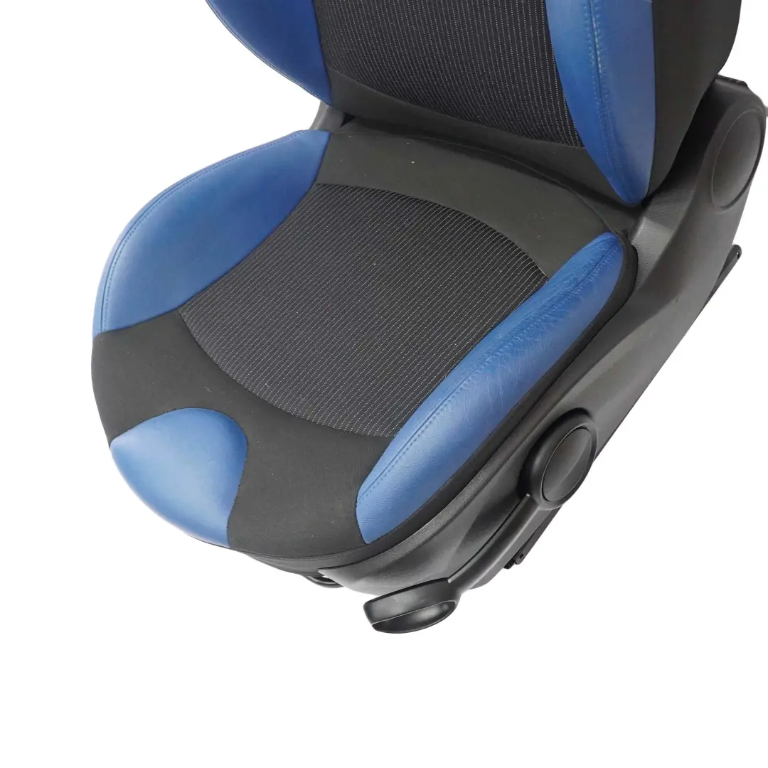 Mini R56 R57 Izquierdo Sport Medio Cuero Negro Interior Pacific-Blue Asiento 